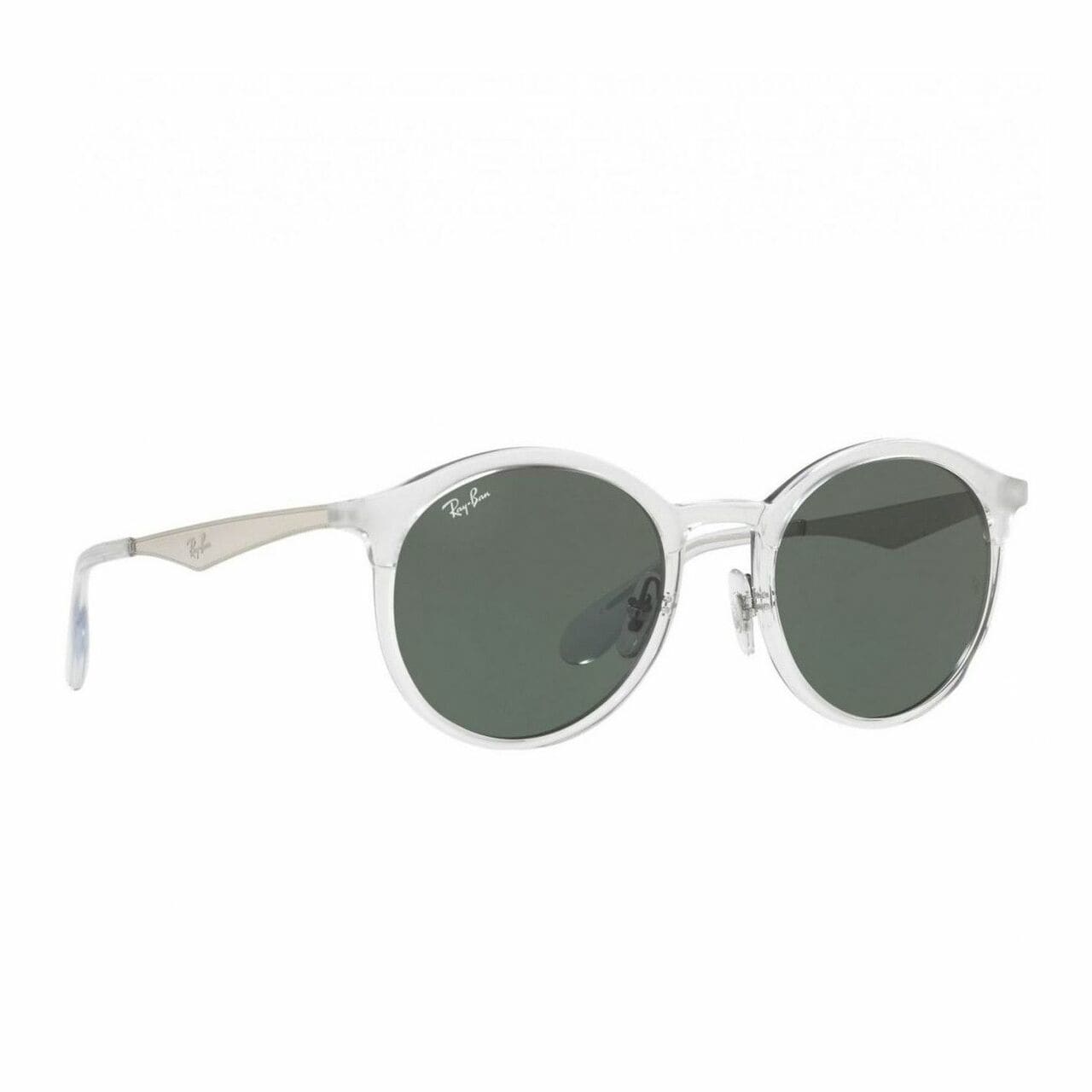 Ray-Ban RB4277-632371 Transparent Silver Round Green Classic Lens Sunglasses 8053672828344