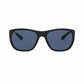 Ray-Ban RB4307-601S80 Black Square Dark Blue Classic Lens Men's Nylon Sunglasses 8056597073059
