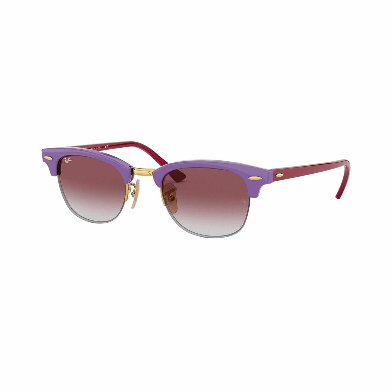 Ray-Ban RB4354-64278H Light Violet Square Pink Gradient Lens Unisex Sunglasses 8056597054843
