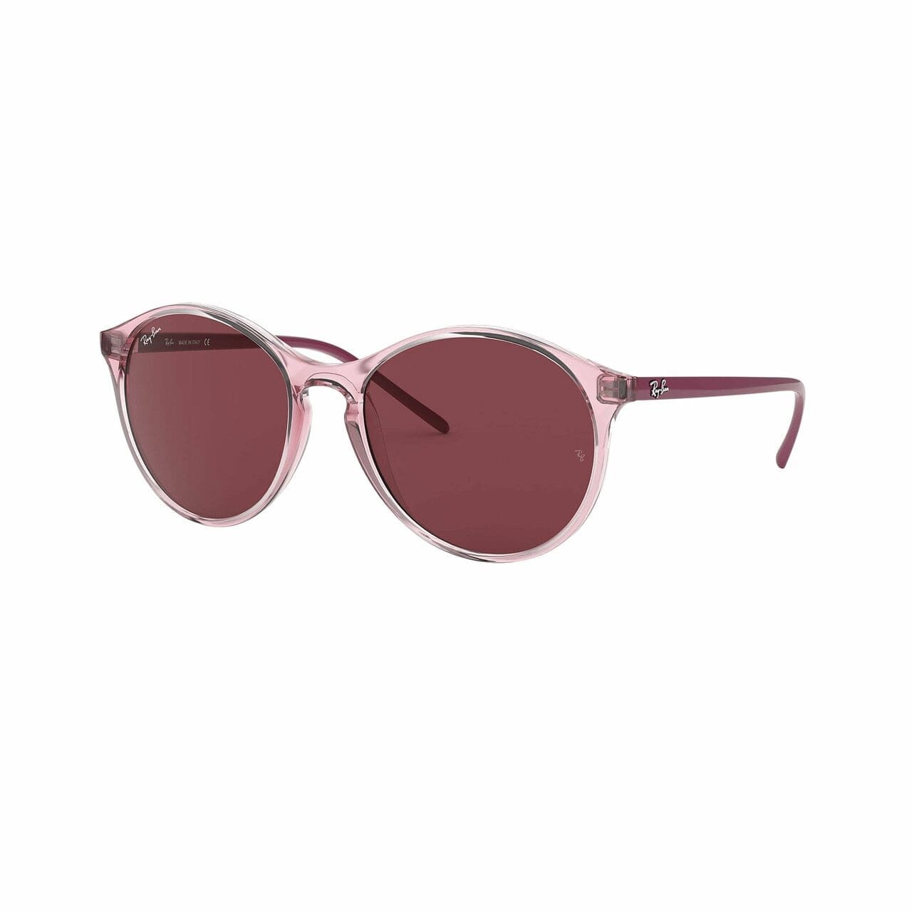 Ray-Ban RB4371-640075 Pink Phantos Dark Violet Classic Lens Women's Sunglasses 8053672986525