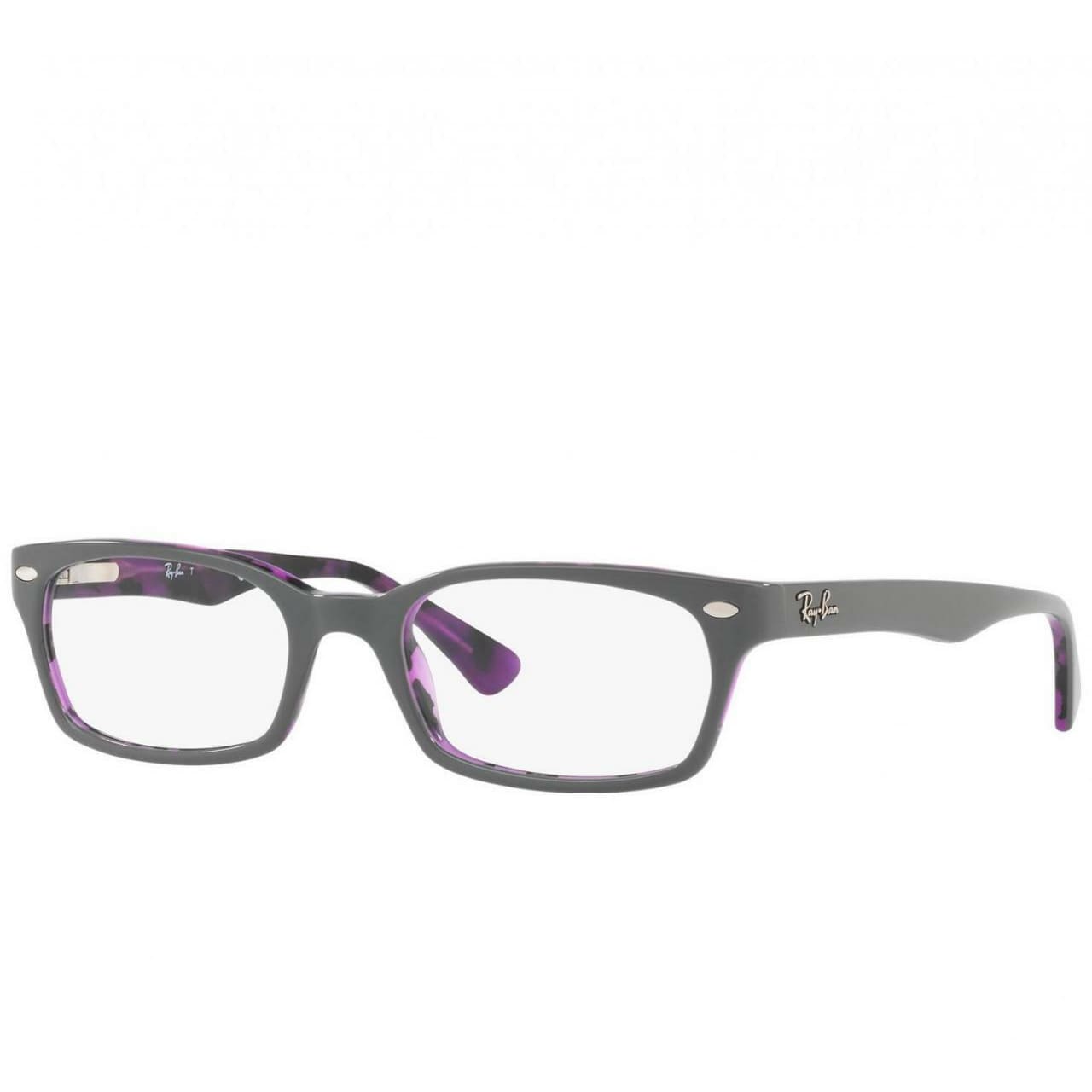 Ray-Ban RB5150 5718 Grey Full Rim Women's Rectangular Eyeglasses Frames 8053672783834