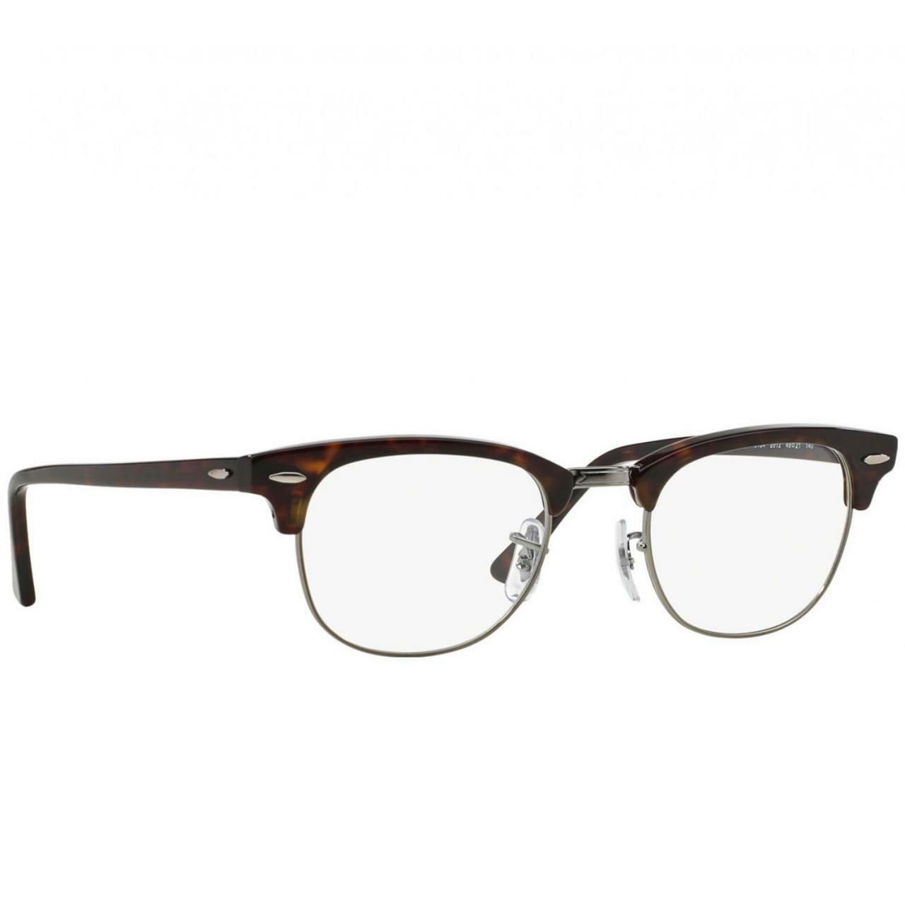 Ray-Ban RB5154 2012 Clubmaster Optics Tortoise Full Rim Square Eyeglasses Frames 8053672195781
