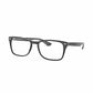 Ray-Ban RB5228M-2034 Transparent Black Square Unisex Acetate Eyeglasses 8053672971194