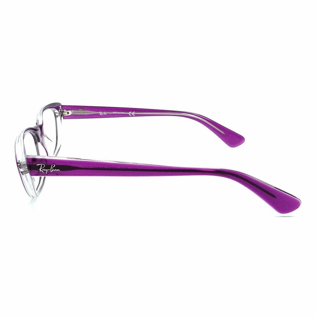 Ray-Ban RB5242-5254 Transparent Violet Cat Eye Women's Plastic Eyeglasses 8053672149463
