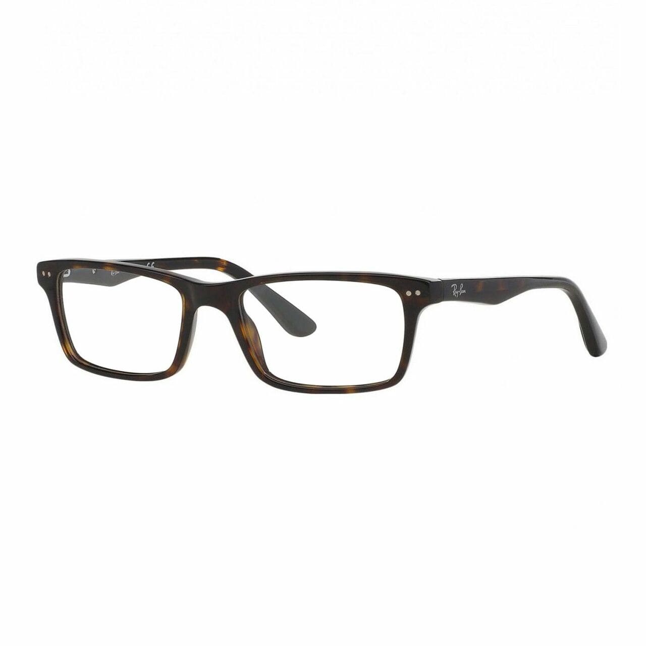 Ray-Ban RB5288-2012 Tortoise Rectangular Unisex Plastic Eyeglasses 8053672005431