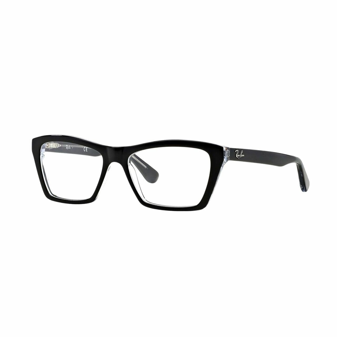 Ray-Ban RB5316-2034 Black Square Women's Acetate Eyeglasses 8053672235111