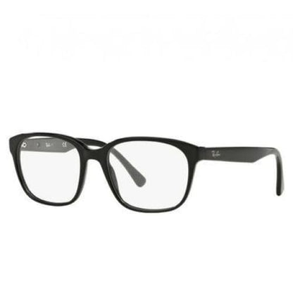 Ray-Ban RB5340-2000 Black Square Unisex Acetate Eyeglasses -