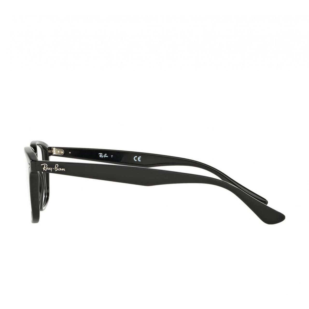 Ray-Ban RB5353 2000 Black Full Rim Square Eyeglasses Frames 8053672603002