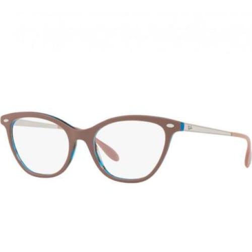Ray-Ban RB5360 5715 Light Brown with Blue Silver Full Rim 