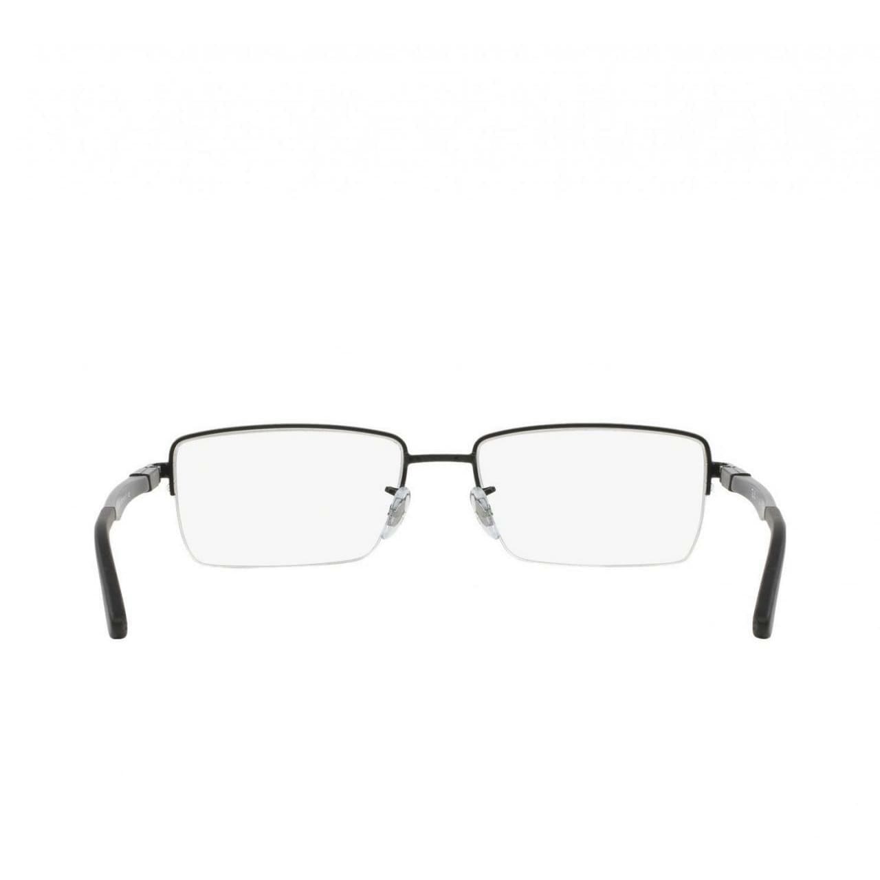 Ray-Ban RB6263-2509 Black Rectangular Metal Unisex Eyeglasses 8053672060355