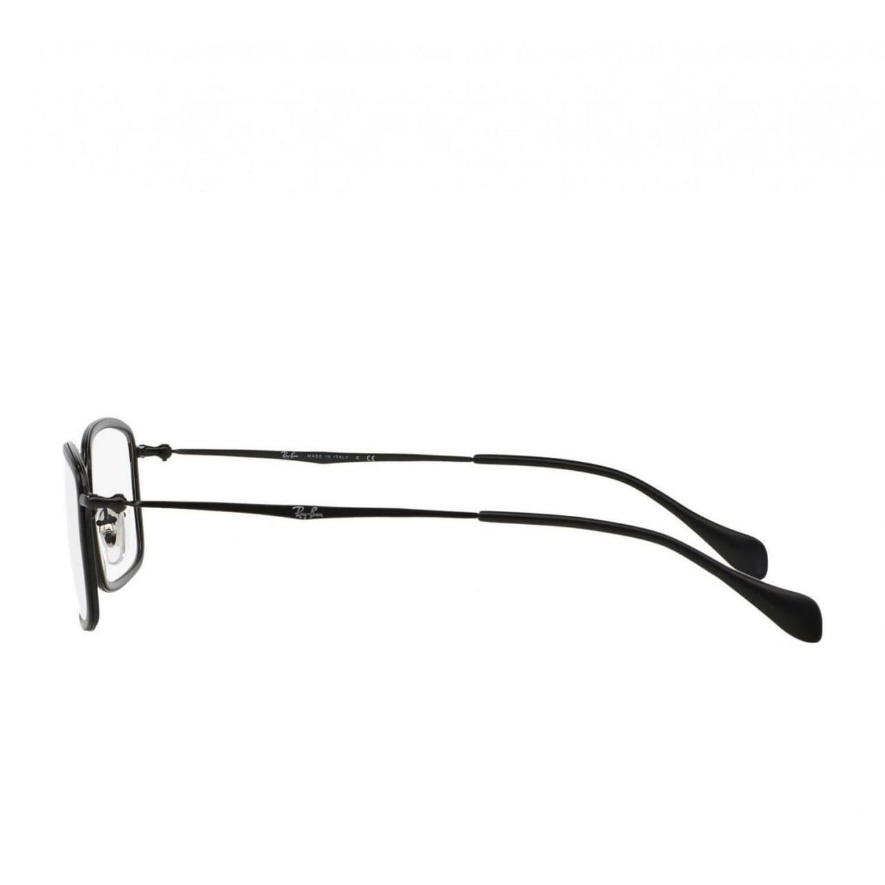 Ray-Ban RB6298-2760 Black Rectangular Men's Metal Eyeglasses 8053672229035