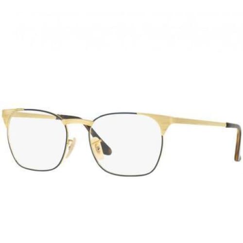 Ray-Ban RB6386-2903 Signet Blue Gold Square Unisex Metal 