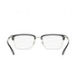 Ray-Ban RB6397-2932 Silver with Black Rectangular Metal Frames 8053672729245