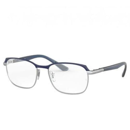 Ray-Ban RB6420-2978 Blue Silver Square Metal Unisex 