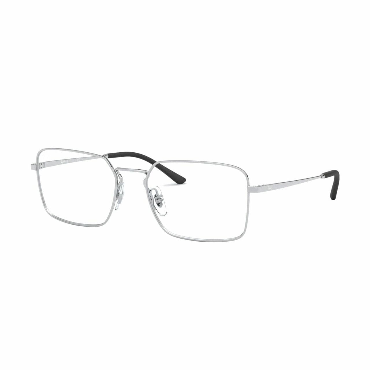Ray-Ban RB6440-2501 Silver Square Unisex Metal Eyeglasses 8056597063760