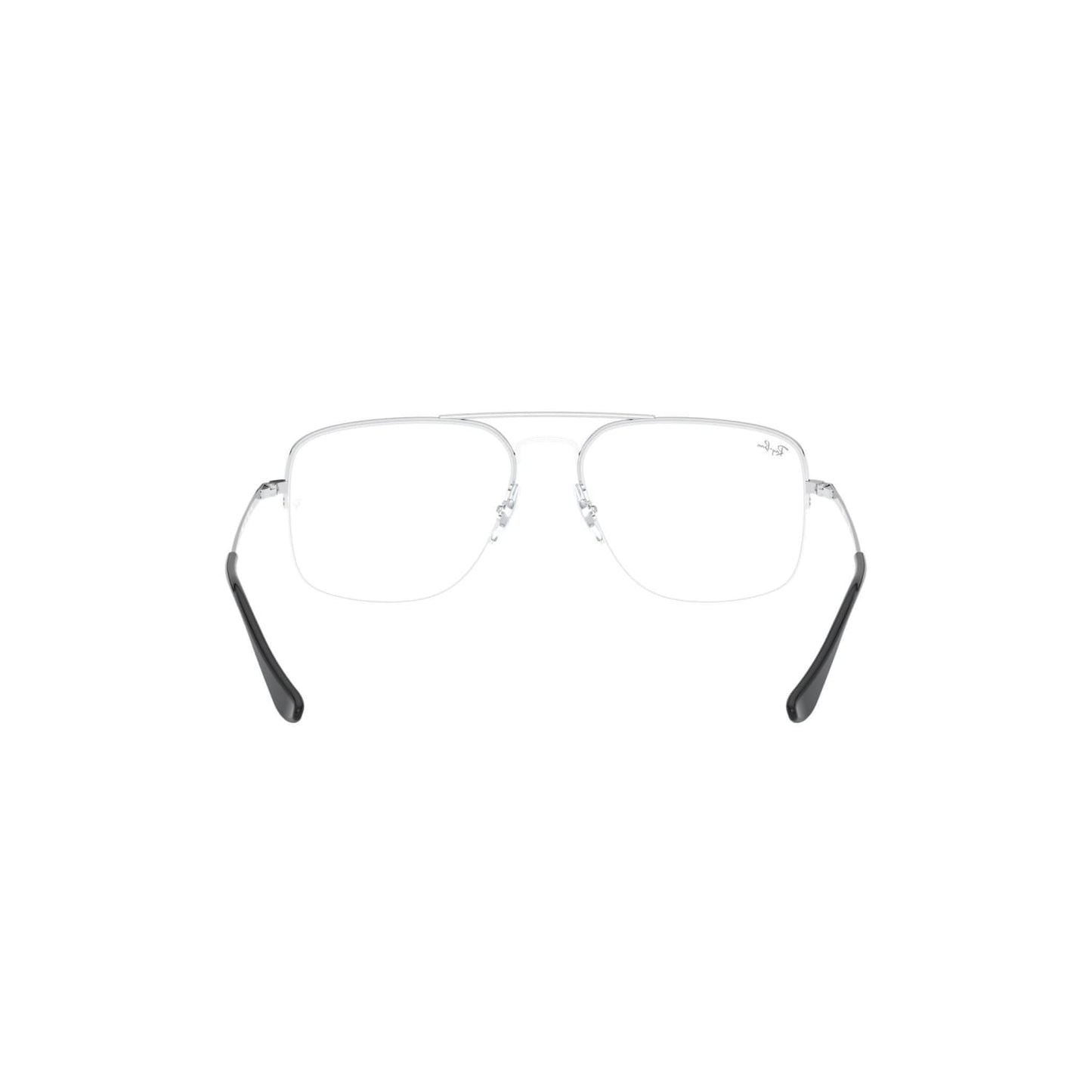 Ray-Ban RB6441-2501 Polished Silver Square 56mm Lens Optical