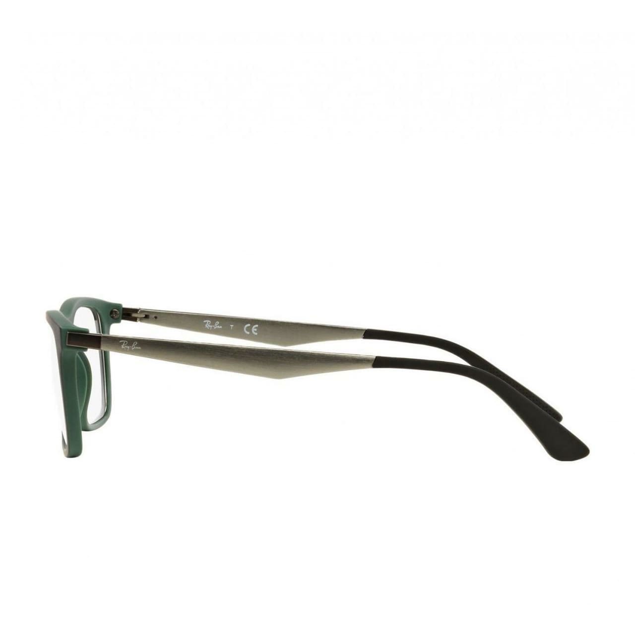 Ray-Ban RB7062-5197 Black Gunmetal Rectangular Nylon Eyeglasses Frames 8053672476477