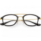 Ray-Ban RB7098 2000 Black with Gold Full Rim Square Injected Optical Frames 8053672603729