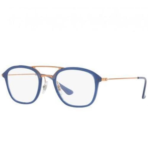 Ray-Ban RB7098-5727 Blue Copper Square Injected Unisex 