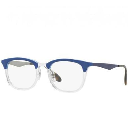 Ray-Ban RB7112-5684 Full Rim Blue Transparent Eyeglasses - 