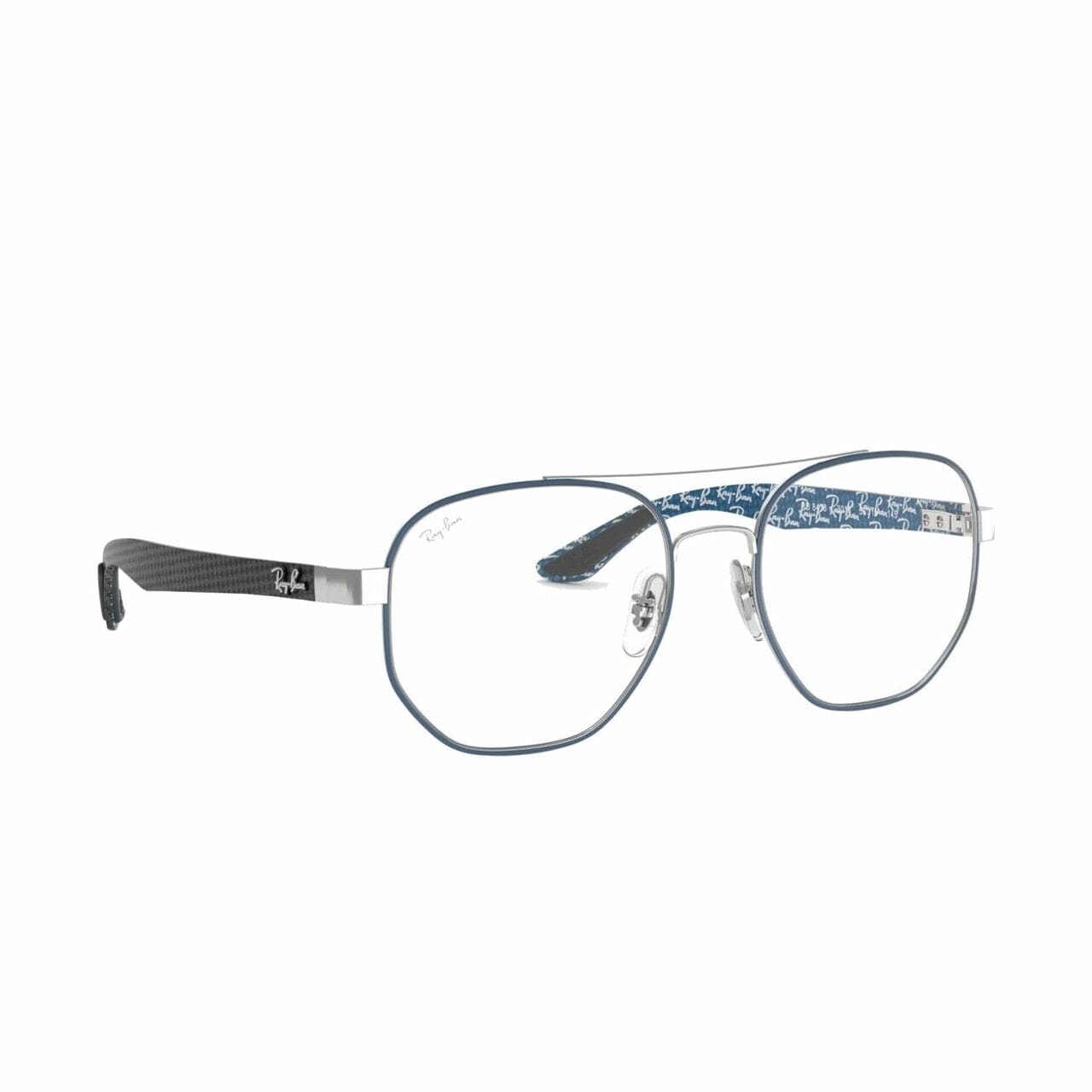 Ray-Ban RB8418-3016 Blue Black Square Unisex Metal Eyeglasses 8053672971774
