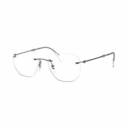 Ray-Ban RB8754-1000 Gunmetal Square Women’s Metal Eyeglasses