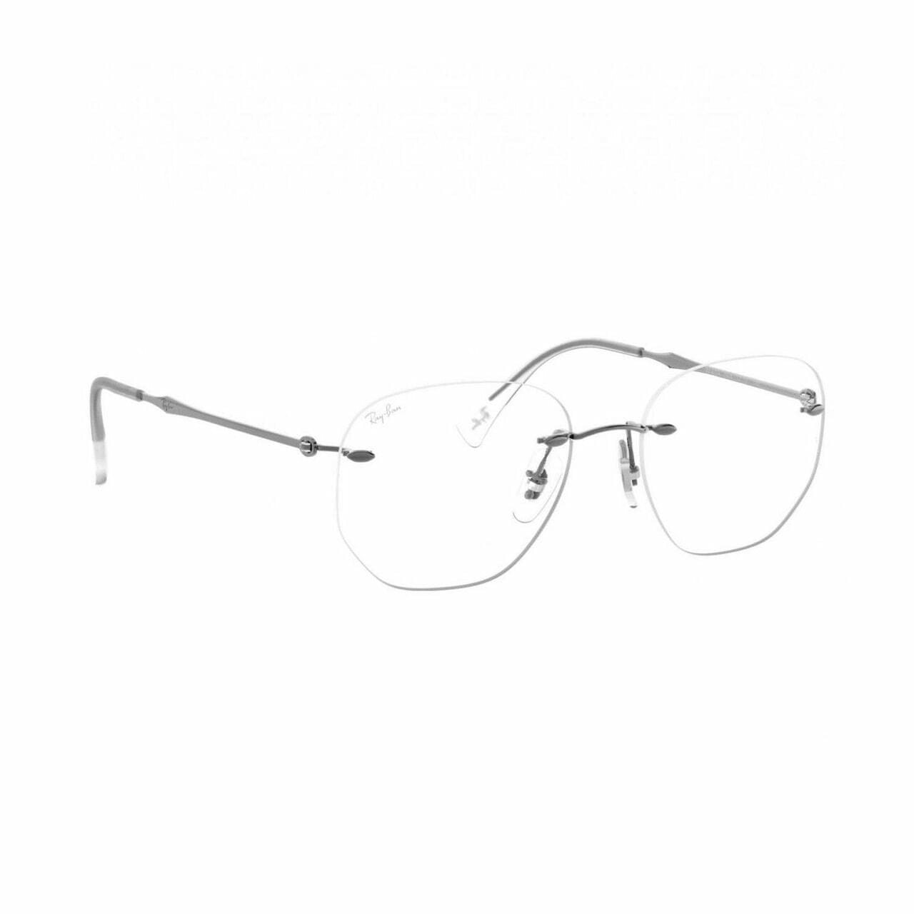 Ray-Ban RB8754-1000 Gunmetal Square Women's Metal Eyeglasses 8053672916430