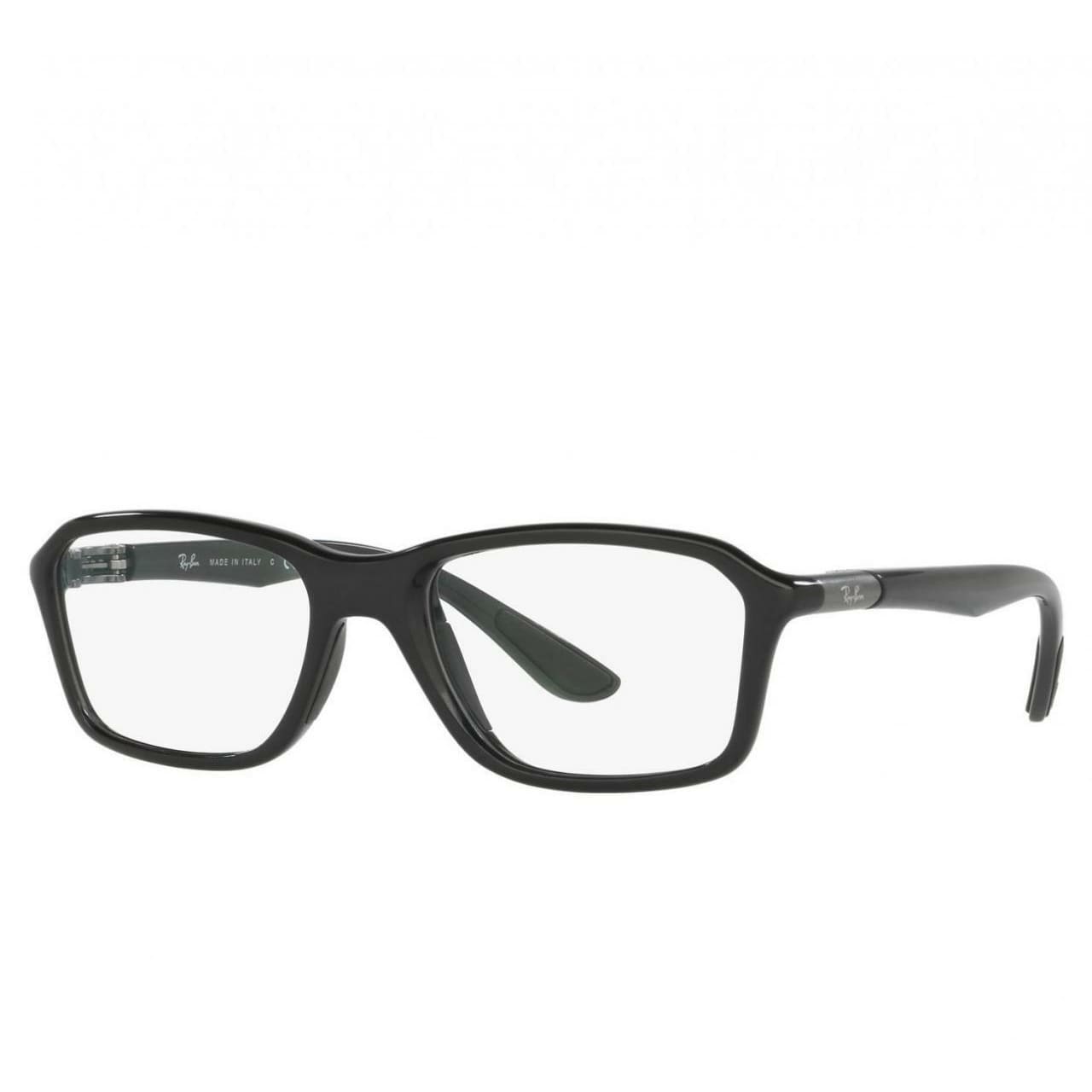 Ray-Ban RB8952-5603 Black Grey Rectangular Nylon Unisex Eyeglasses 8053672568561