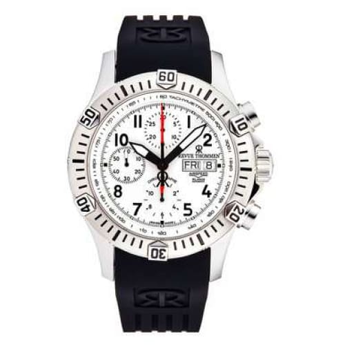Revue Thommen 16071.6822 Airspeed XLarge Silver Dial Black 
