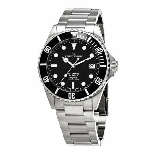 Revue Thommen 17571.2137 Diver Stainless Black Dial Men's Automatic Watch 4250311108933