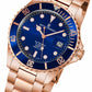Revue Thommen 17571.2165 Diver Blue Dial Rosegold Stainless Steel Automatic Swiss Watch 794504361544