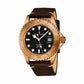 Revue Thommen 17571.2599 Diver Brown Dial Black Leather Swiss Automatic Watch 794504374247