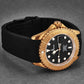 Revue Thommen Men’s ’Diver’ Black Dial Rubber Strap Bronze/Steel Automatic Watch 17571.2897 - On sale