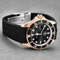 Revue Thommen Men’s ’Diver’ Black Dial Rubber Strap Swiss Automatic Watch 17571.2867 - On sale