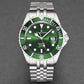 Revue Thommen Men’s ’Diver’ Green Dial Stainless Steel Bracelet Automatic Watch 17571.2229 - On sale