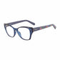 Salvatore Ferragamo SF2827-414 Blue Square Women's Plastic Eyeglasses 886895370905