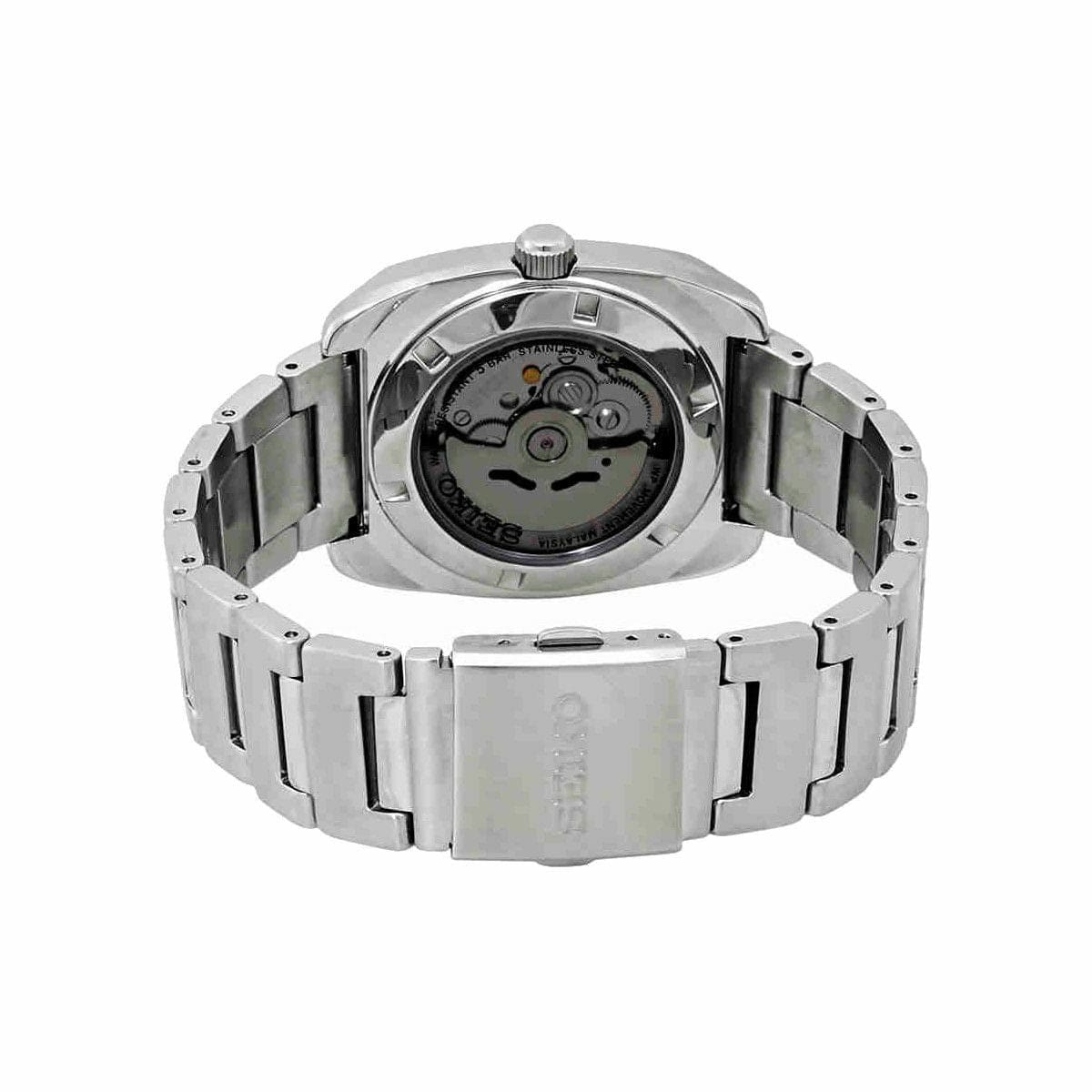 Seiko SNKP23 Recraft Series Stainless Steel Blue Dial Men's Rectangular Automatic Watch 029665190116