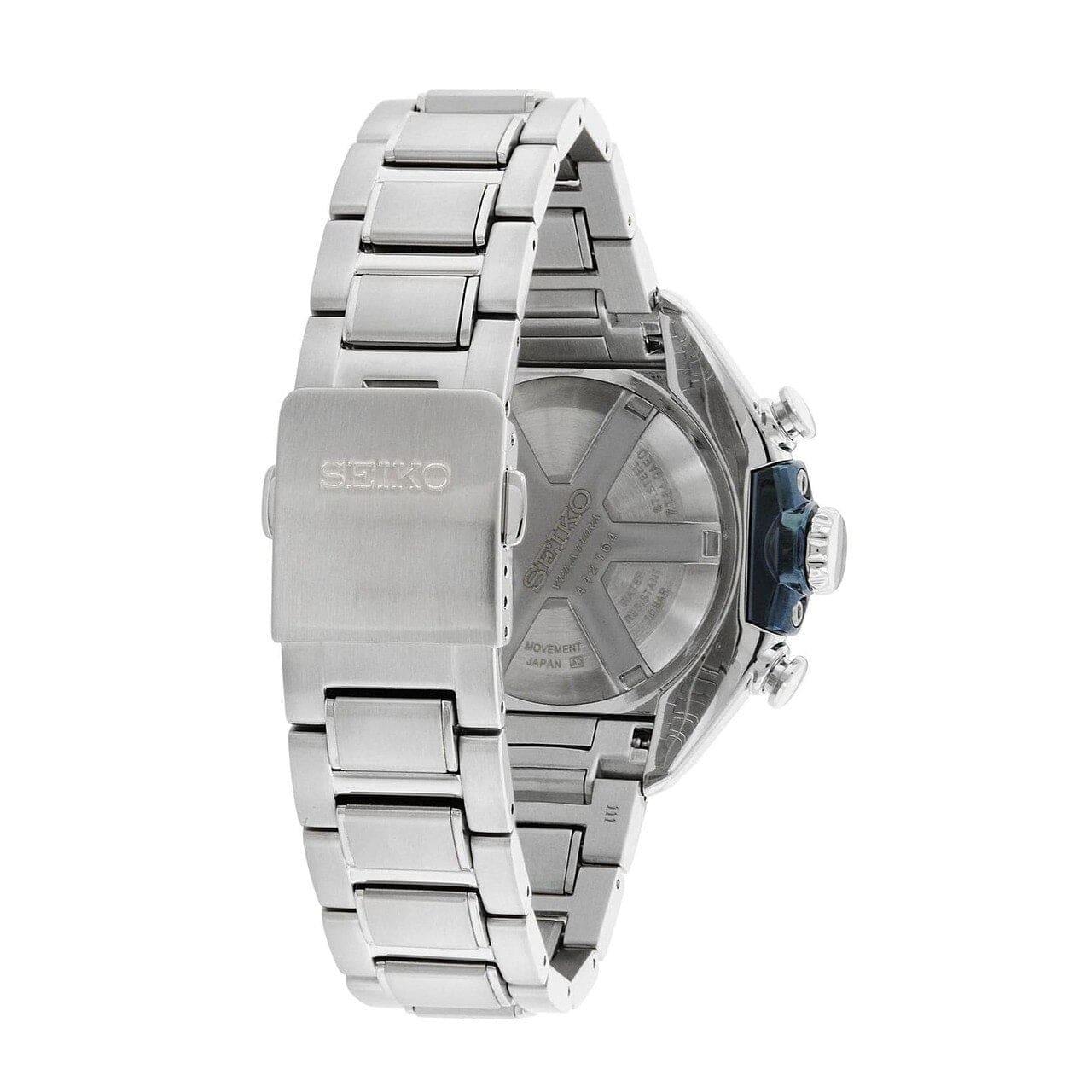 Seiko SPC145 Velatura Two Tone Silver Dial Men's Chronograph Yachting Timer Watch 4954628180056