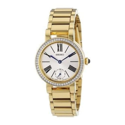 Seiko SRK028 Conceptual Gold Stainless Steel Silver Dial 