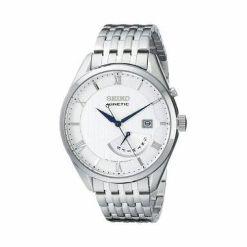 Seiko SRN055 Kinetic White Day of the Week Display Dial 