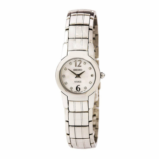 Seiko SUJ281 Vivace Mother of Pearl Dial Diamond Accent Women's Watch 029665122933