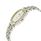 Seiko SUP284 Tressia Solar Two Tone Mother of Pearl Dial Women's Diamond Watch 029665182180