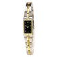 Seiko SZZC42 Womens Dress Collection Two-Tone Black Dial Stainless Steel Bracelet Watch