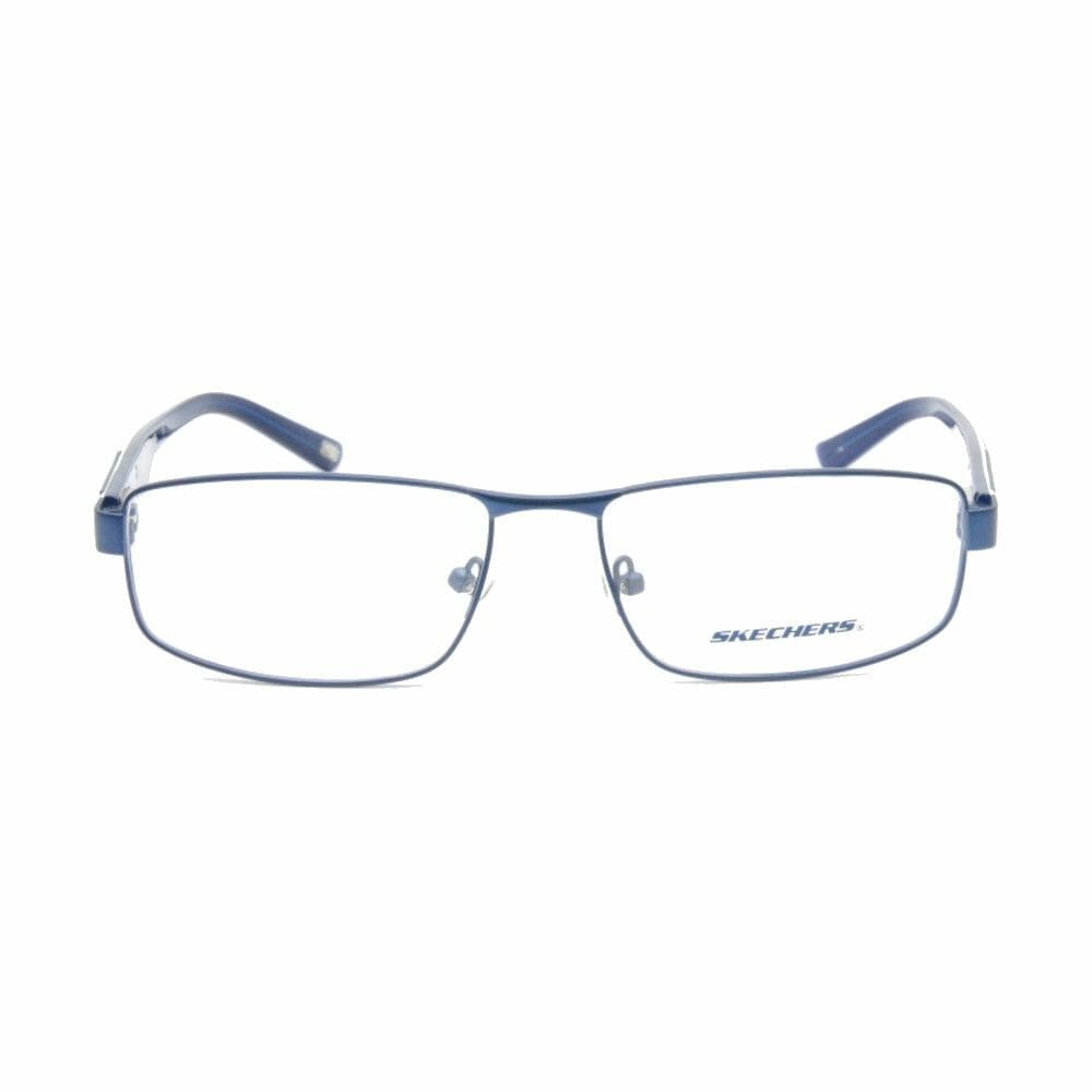Skechers SE3133-091 Blue Rectangular Men's Metal Eyeglasses 664689695577