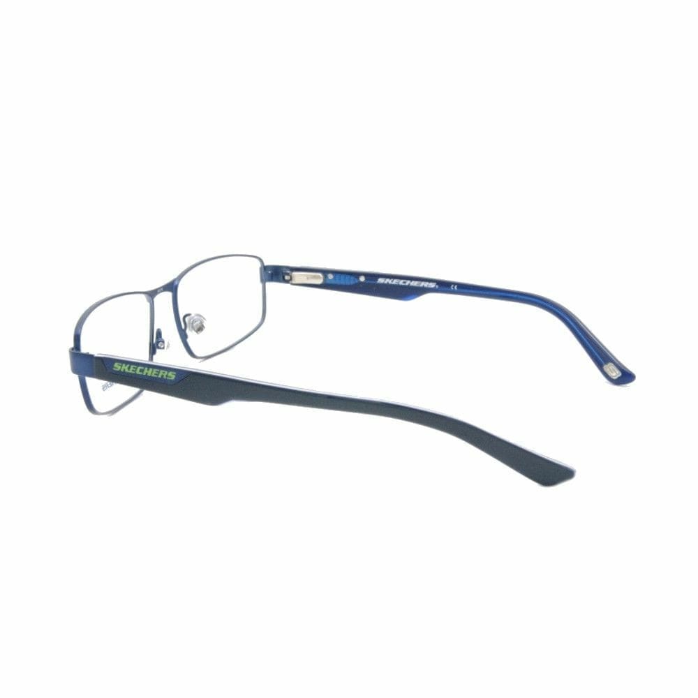 Skechers SE3133-091 Blue Rectangular Men's Metal Eyeglasses 664689695577