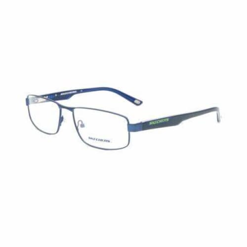 Skechers SE3133-091 Blue Rectangular Men’s Metal Eyeglasses 