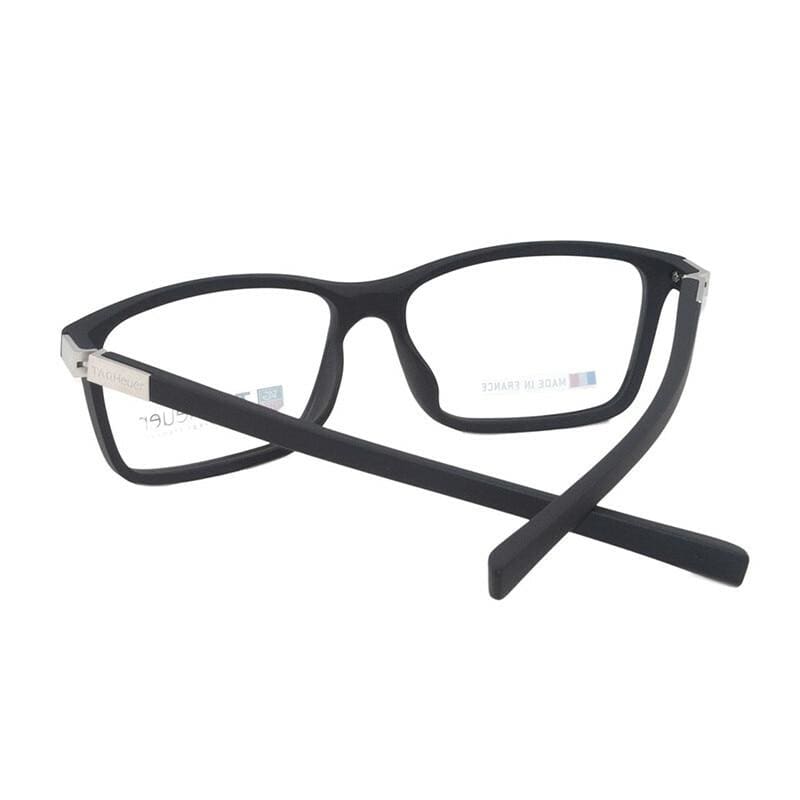 TAG Heuer 0518-001 Urban 7 Matte Black Rectangular Eyeglasses 654329863169