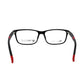 TAG Heuer 553-006 B Urban Black Rectangular Unisex Acetate Eyeglasses 6605530065716