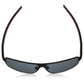 TAG Heuer 0988 101 Ayrton Senna Racing Black/Red Rectangular Sunglasses with Grey Lenses 660988101631503