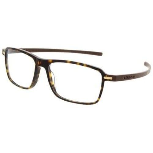 TAG Heuer 3952 Reflex 3 Rectangle Tortoise Brown Eyeglasses 